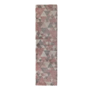 Covor Flair Rugs Nuru, 60 x 230 cm, gri - roz
