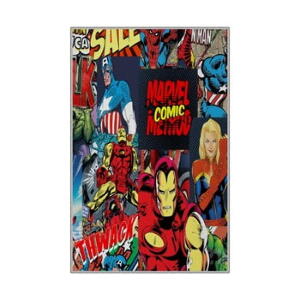 Covor antiderapant pentru copii Homefesto Superheros, 180 x 280 cm