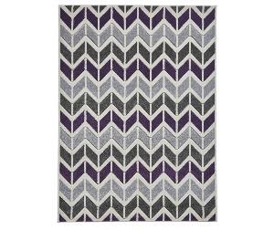 Covor Matrix Grey Purple 120x170 cm - Think Rugs, Gri & Argintiu,Mov