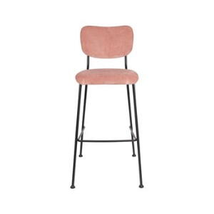 Set 2 scaune de bar Zuiver Benson, înălțime 102,2 cm, roz