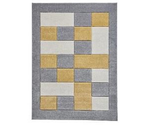 Covor Matrix Grey Yellow 160x220 cm - Think Rugs, Galben & Auriu,Gri & Argintiu