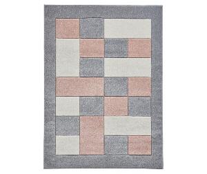 Covor Matrix Grey Pink 120x170 cm - Think Rugs, Gri & Argintiu,Roz
