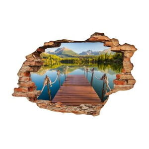 Autocolant Ambiance Panorama Mountain Lake, 60 x 90 cm