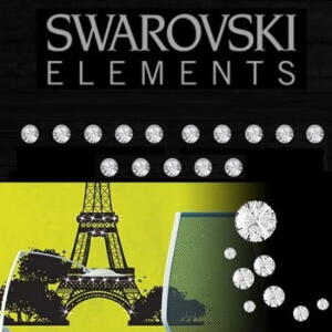 Set 15 cristale adezive Swarovski Fanastick Crystal