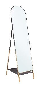 Oglinda decorativa din metal Reflix Negru / Auriu, l42xA68xH170 cm