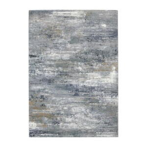 Covor Elle Decoration Arty Trappes, 160 x 230 cm, gri - albastru