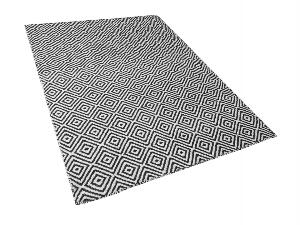 Covor IMIRCIK, polietilena, alb/negru, 160 x 230 cm