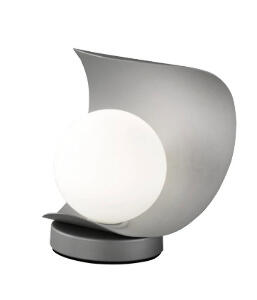 Veioza Adria, LED, metal/sticla, gri, 16 x 18 x 14 cm