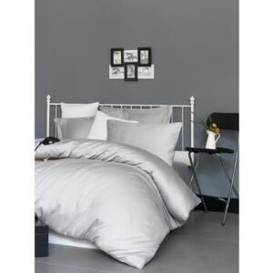 Lenjerie de pat din bumbac satinat, pentru pat dublu Patik De Light, 200 x 220 cm