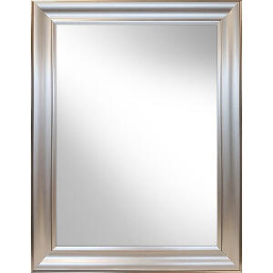 Oglinda de perete Higgenbotham, argintiu, 84 x 64 cm