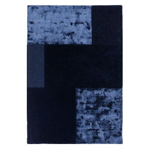 Covor Asiatic Carpets Tate Tonal Textures, 200 x 290 cm, albastru