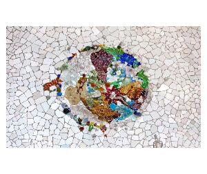 Linoleum Gaudí 50x80 cm - Floorart, Multicolor