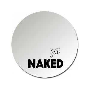 Oglindă rotundă Little Nice Things Get Naked, ø 25 cm