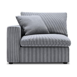 Modul pentru canapea colț de stânga Windsor & Co Sofas Galaxy, gri