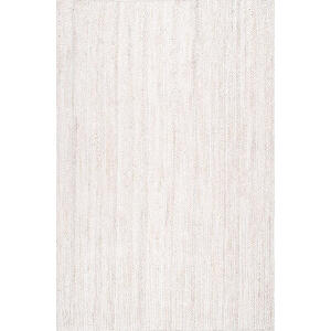 Covor Benton, iuta, alb, 91 x 152 cm