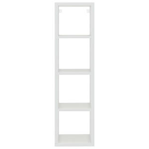 Raft de perete Arsyn, MDF, alb, 134,5 x 37 x 29,5 cm